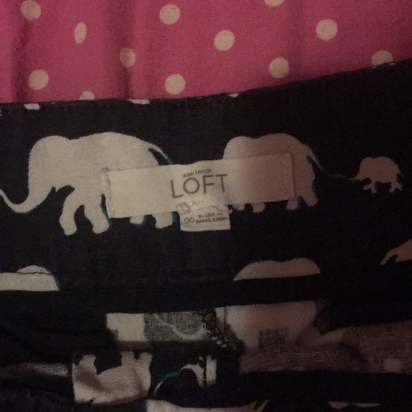 Loft Elephant Pattern Shorts - Picture 4 of 5